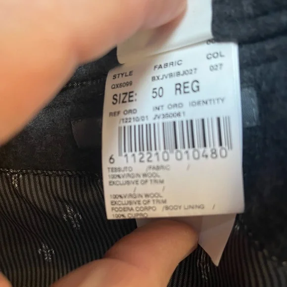 John Varvatos Gorgeous Top Line Overcoat sz 50